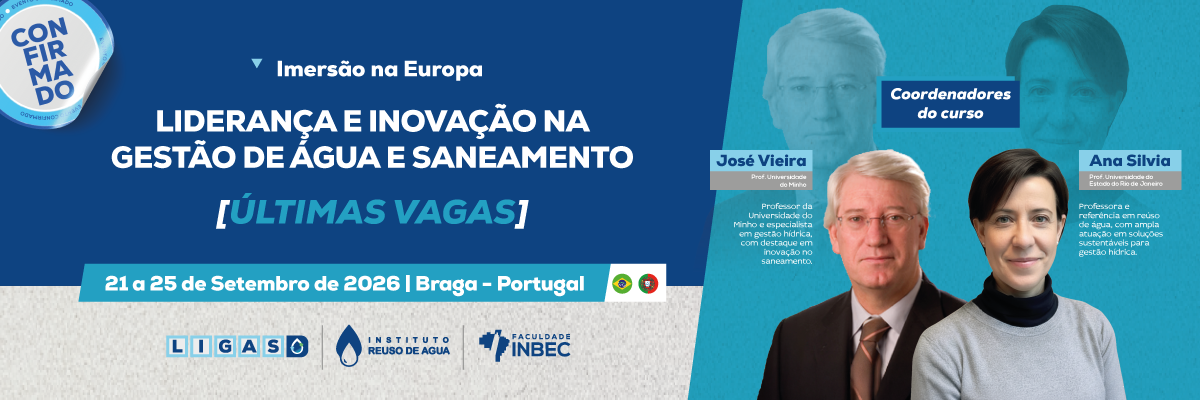 LIDERANÇA E INOVAÇÃO NA GESTÃO DE ÁGUA E SANEAMENTO - ÚLTIMAS VAGAS