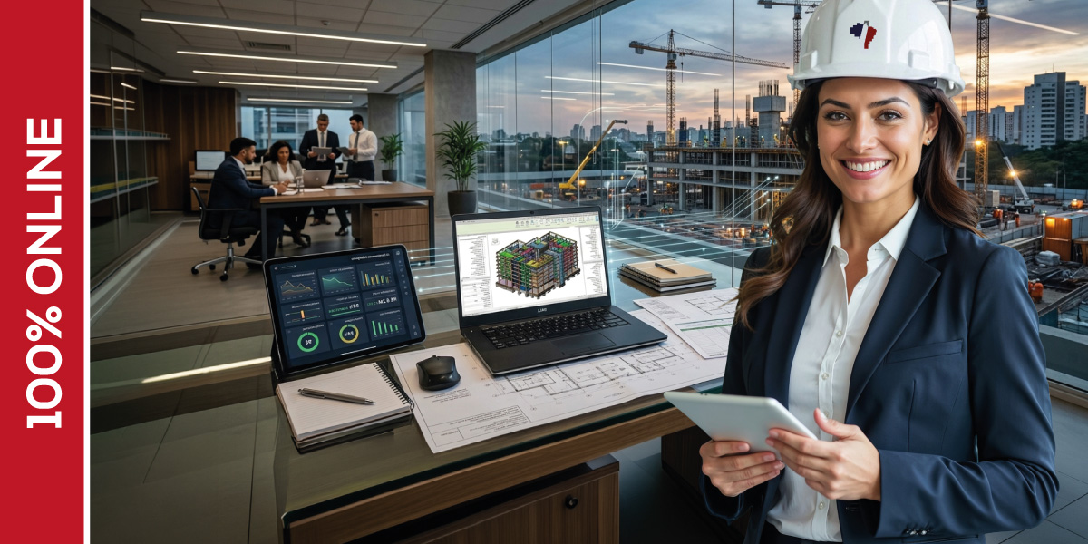 PÓS-GRADUAÇÃO - ESPECIALIZAÇÃO EM ORÇAMENTO E LICITAÇÕES DE OBRAS CIVIS COM BIM E IA - ONLINE