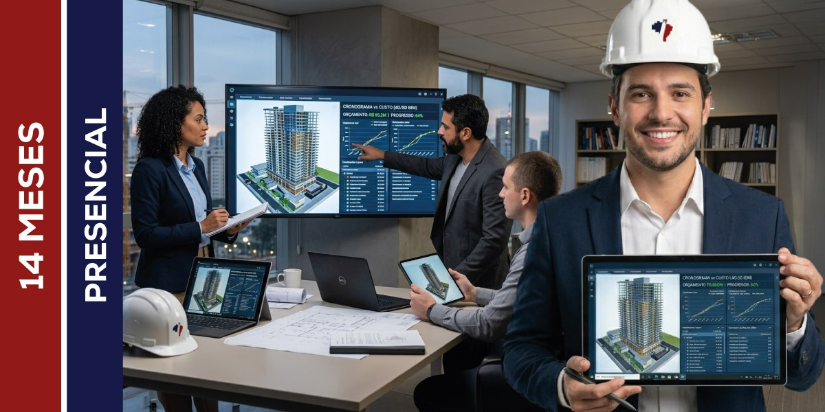 PÓS-GRADUAÇÃO - ESPECIALIZAÇÃO EM ENGENHARIA DE CUSTOS 5.0: Orçamento e Planejamento de Obras com BIM e Inteligência Artificial - PRESENCIAL