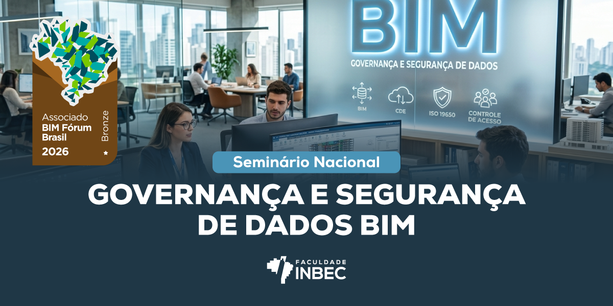 Ilustração do evento" Seminário Nacional – Governança e Segurança de Dados BIM"