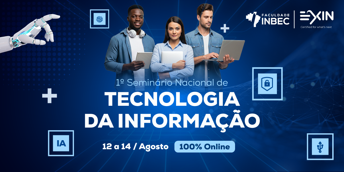 Ilustração do evento " 1º Seminário Nacional de Tecnologia da Informação – FACULDADE INBEC"