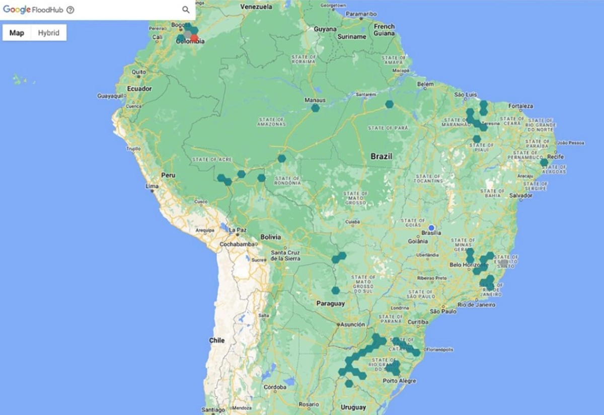 Google lança sistema de previsão com alertas de enchentes