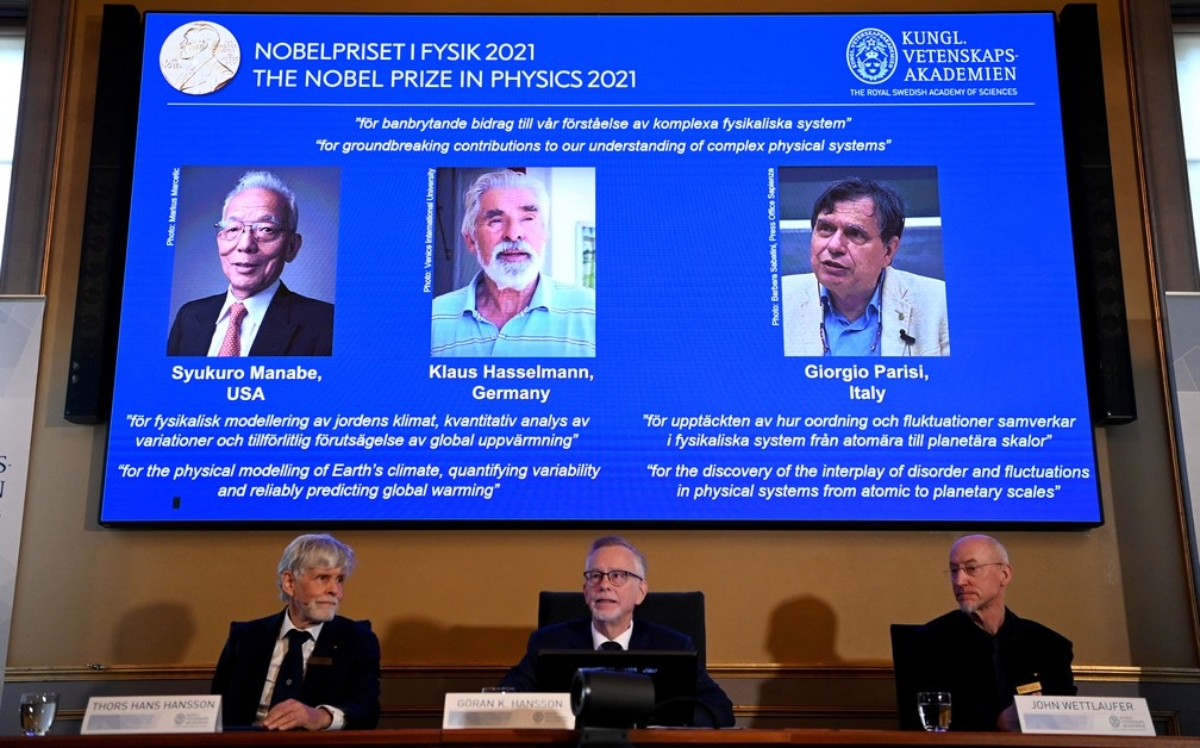 Nobel de Física vai para pesquisadores que aprimoraram modelos de previsão do clima